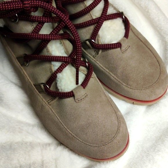 SOREL Harlow Lace-Up Snow Boot Size 8.5 - Picture 4 of 14